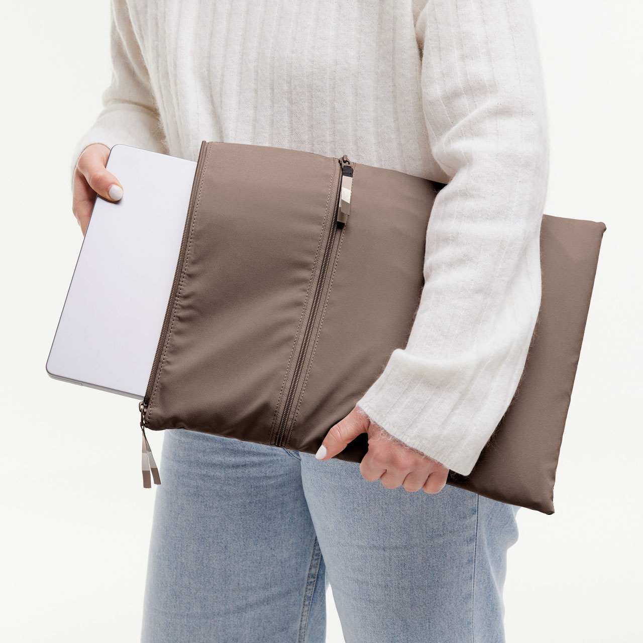 GOT BAG Rolltop 2.0 oyster mono Notebooktasche