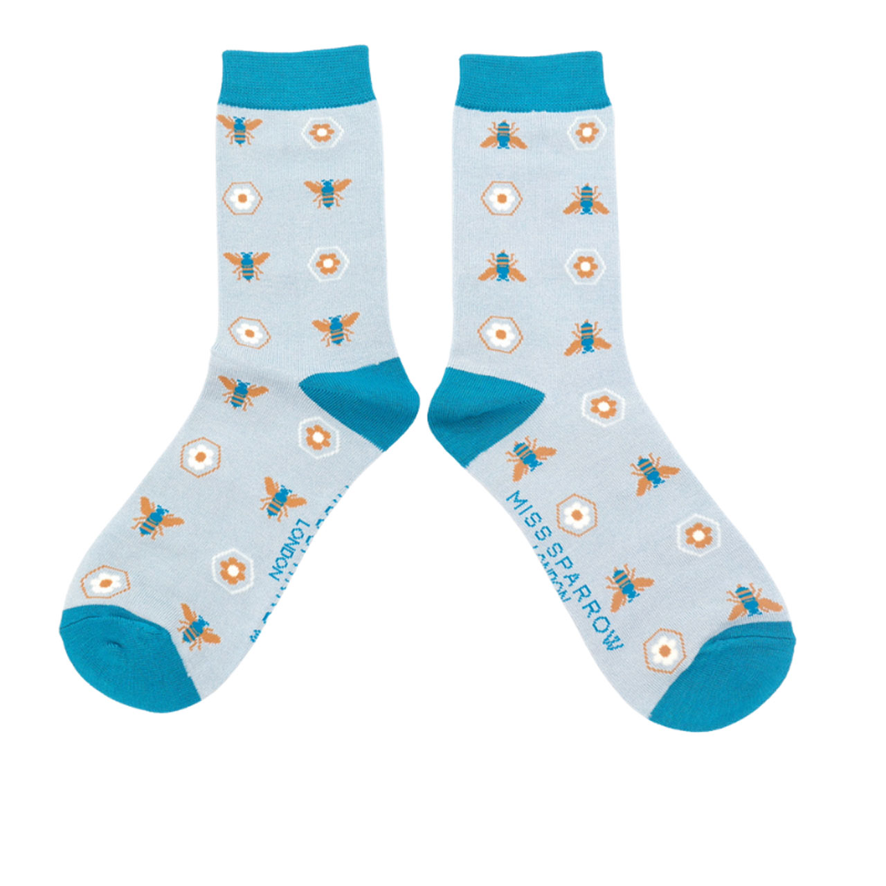 Miss Sparrow Socken Retro Bienen