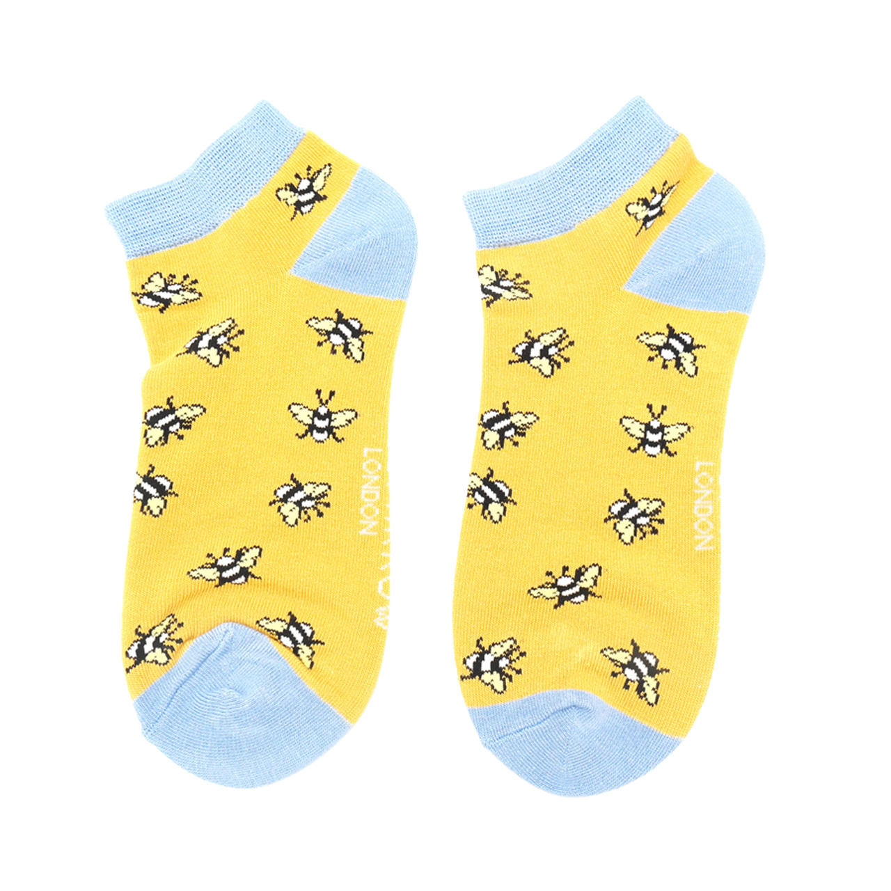 Miss Sparrow Socken low Hummeln gelb