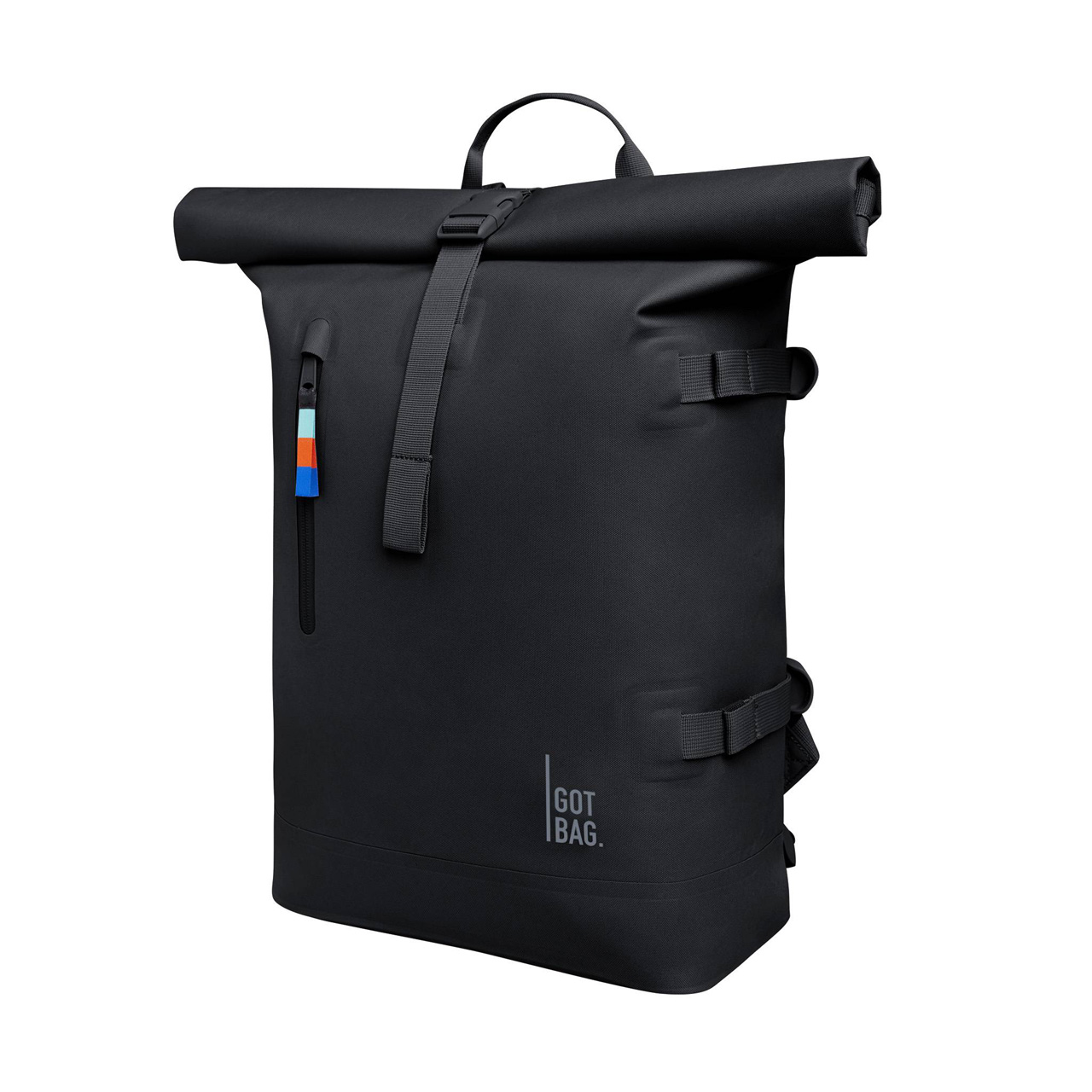 GOT BAG Rolltop 2.0 schwarz schraeg