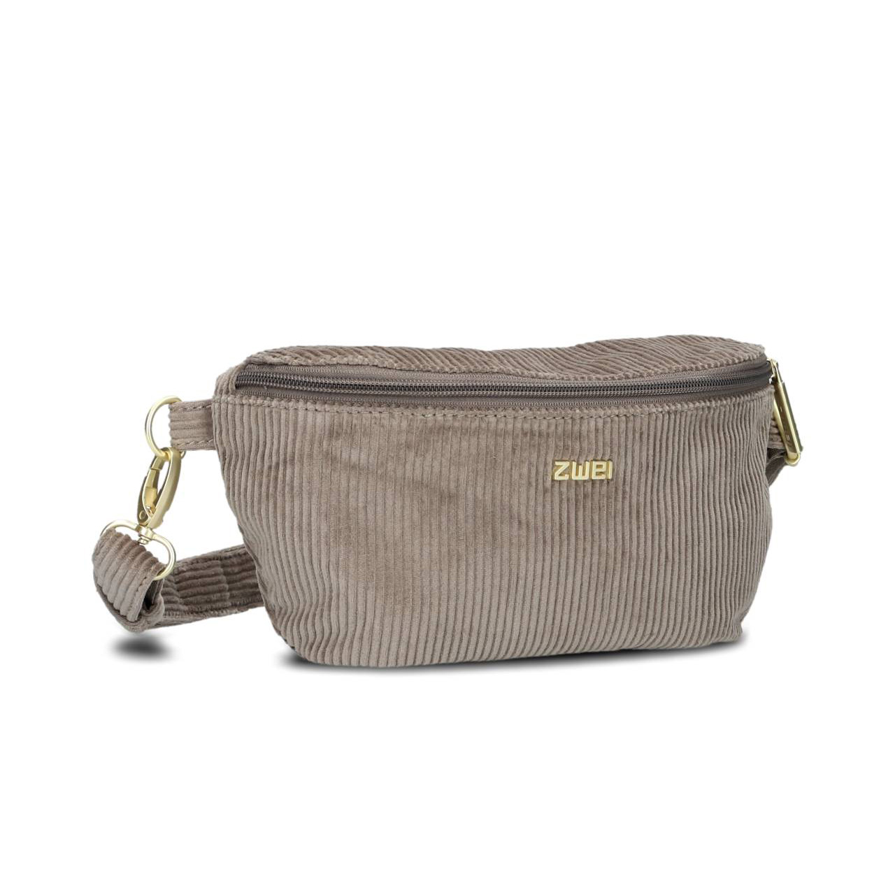 ZWEI Tasche Mademoiselle MH4 cord mocca schraeg