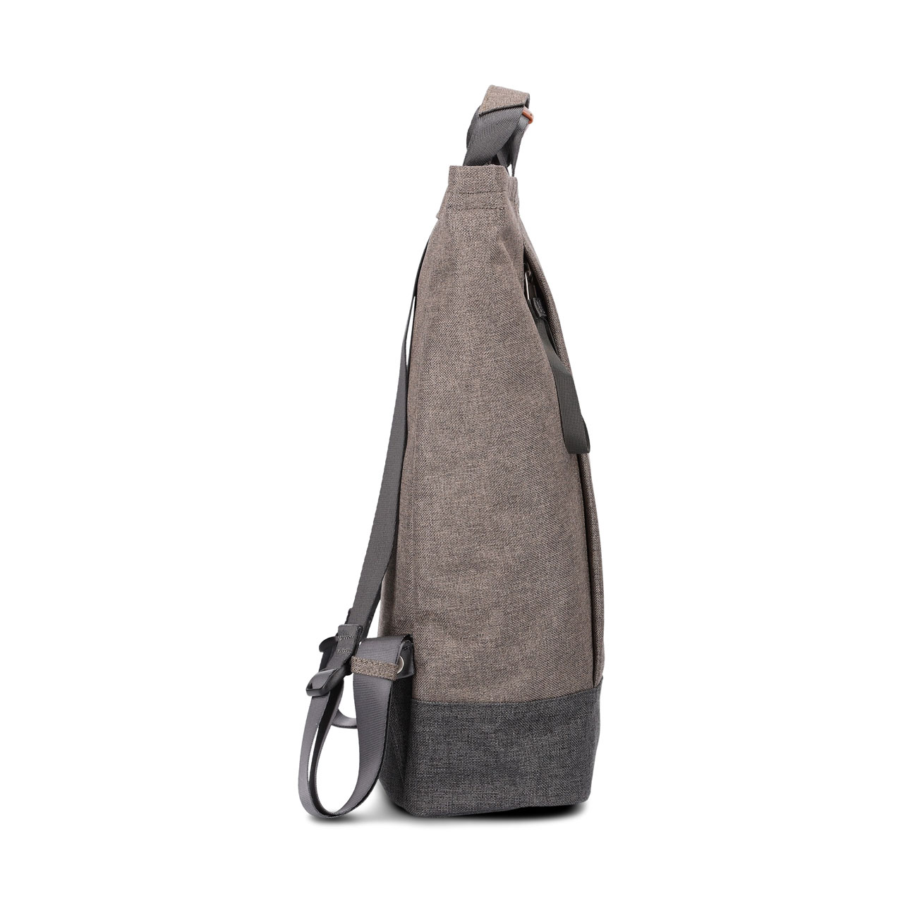 ZWEI Rucksack Benno BE140 wood Seitenansicht Rucksackträger