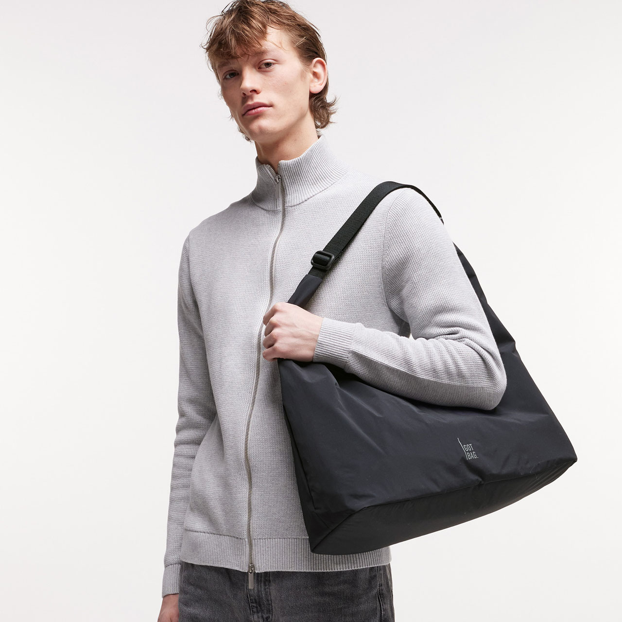 GOT BAG T-shape bag large black mono Model 2