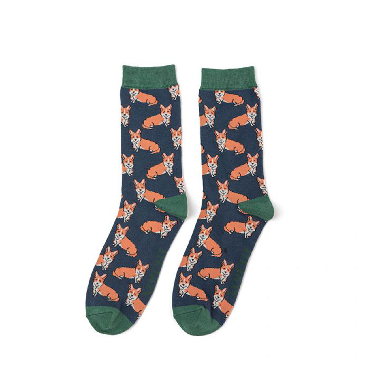 Mr. Heron Socken Corgies navy