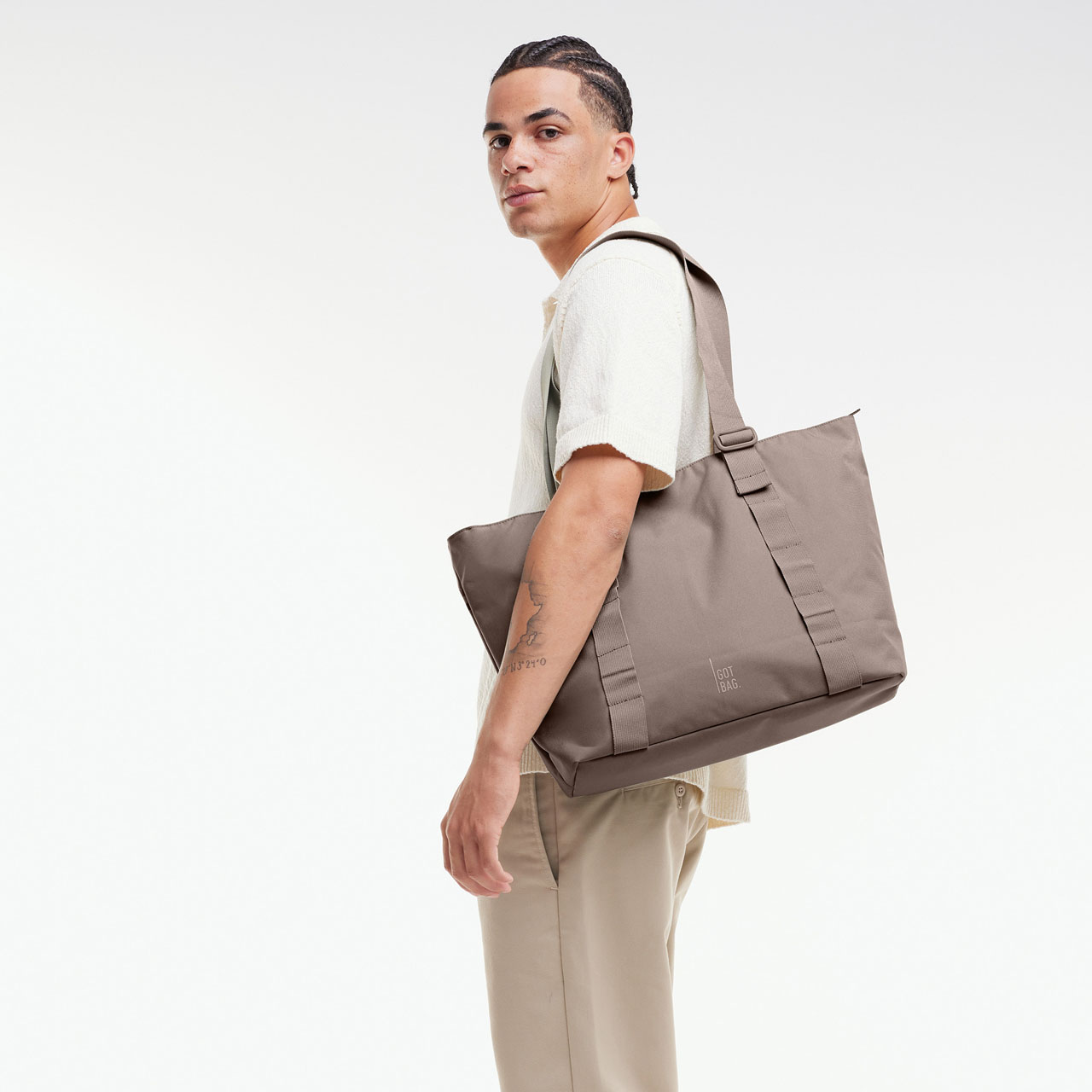 GOT BAG Tote Bag oyster mono Model 1