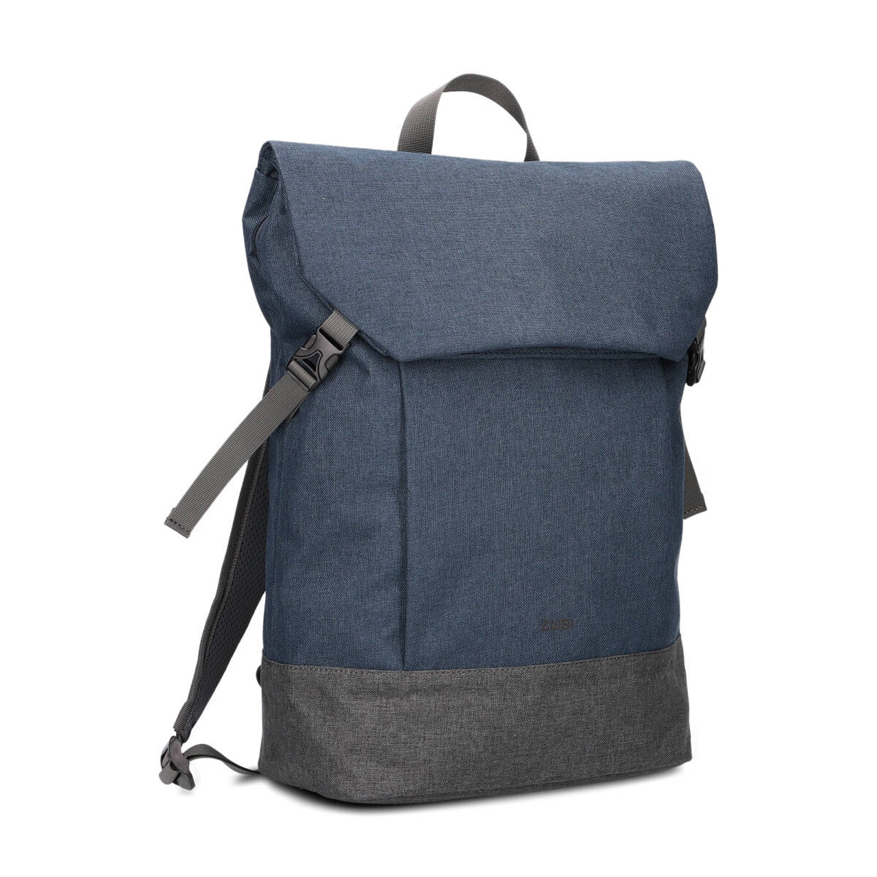 ZWEI Rucksack Benno BE350 blau schraeg