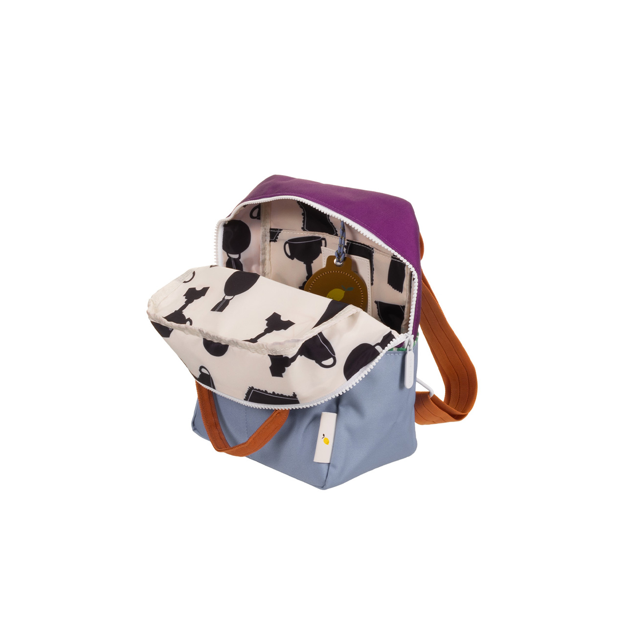 Sticky Lemon Kinder-Rucksack CB badminton blue offen