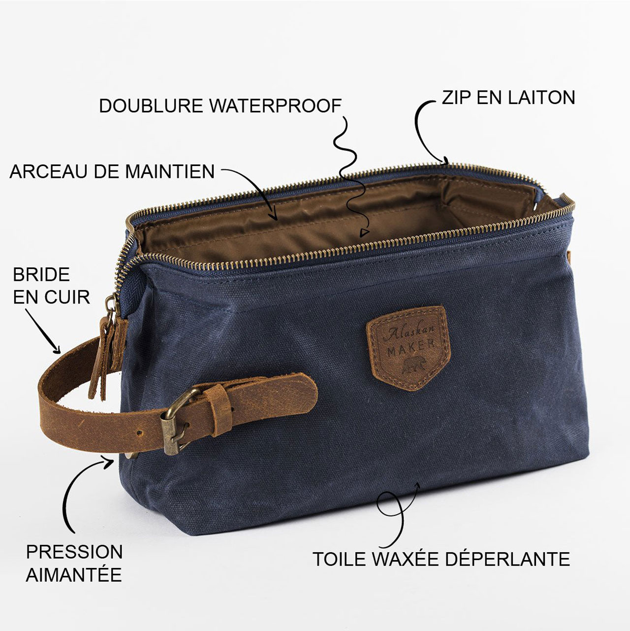 Alaskan Maker Necessaire K2 navy Details