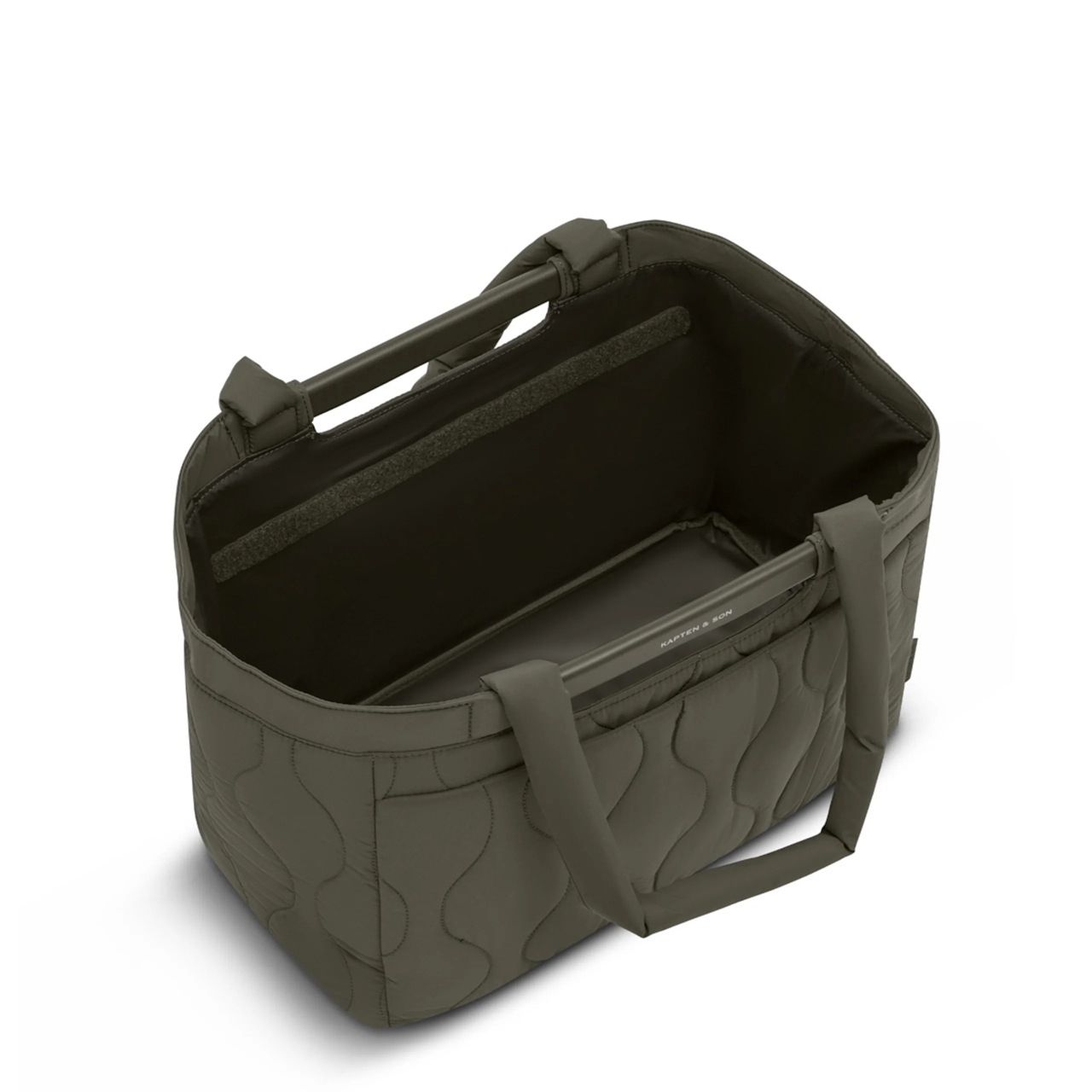 Kapten & Son Shopper Vaasa quilted khaki