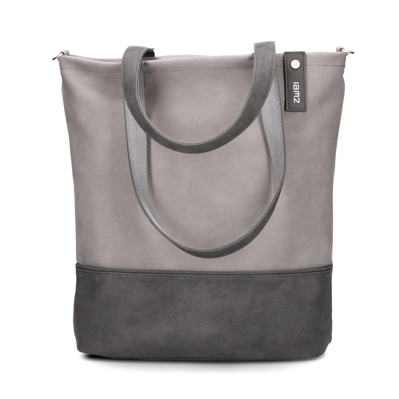 ZWEI Tasche Jana J145 nubuk stone front