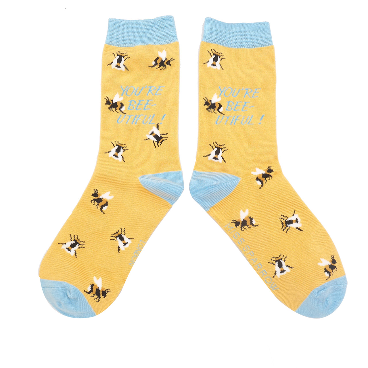 Miss Sparrow Socken Bienen 2er Set gelb