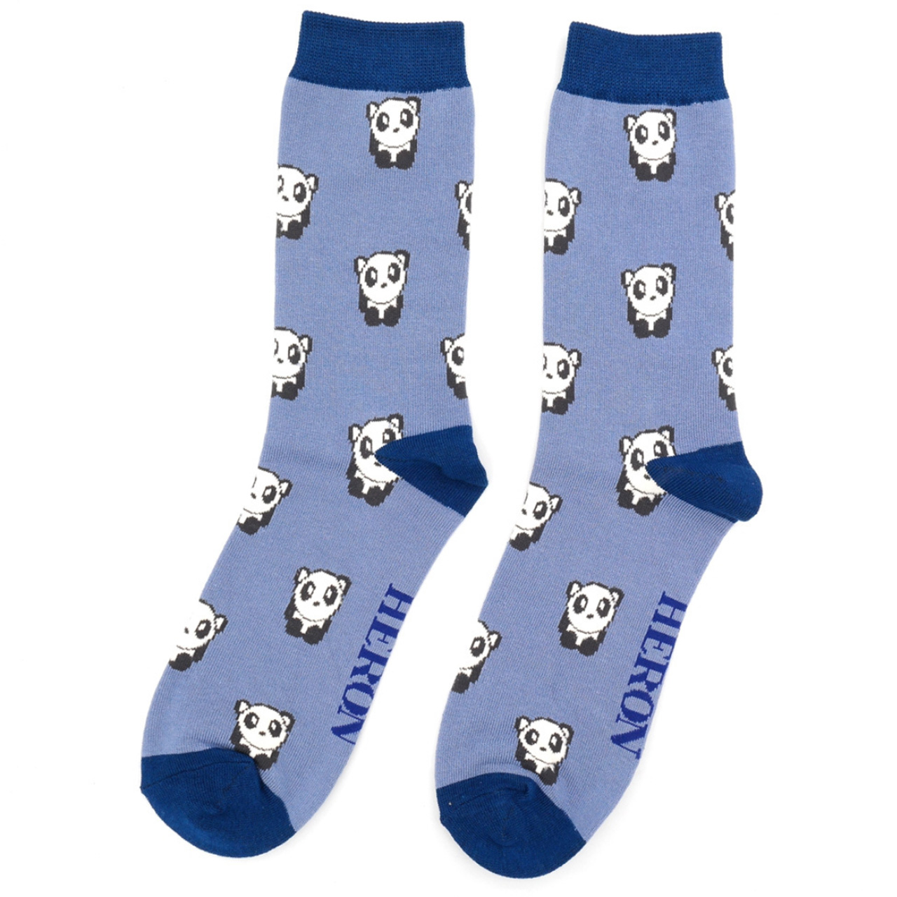 Mr. Heron Socken Pandas grau