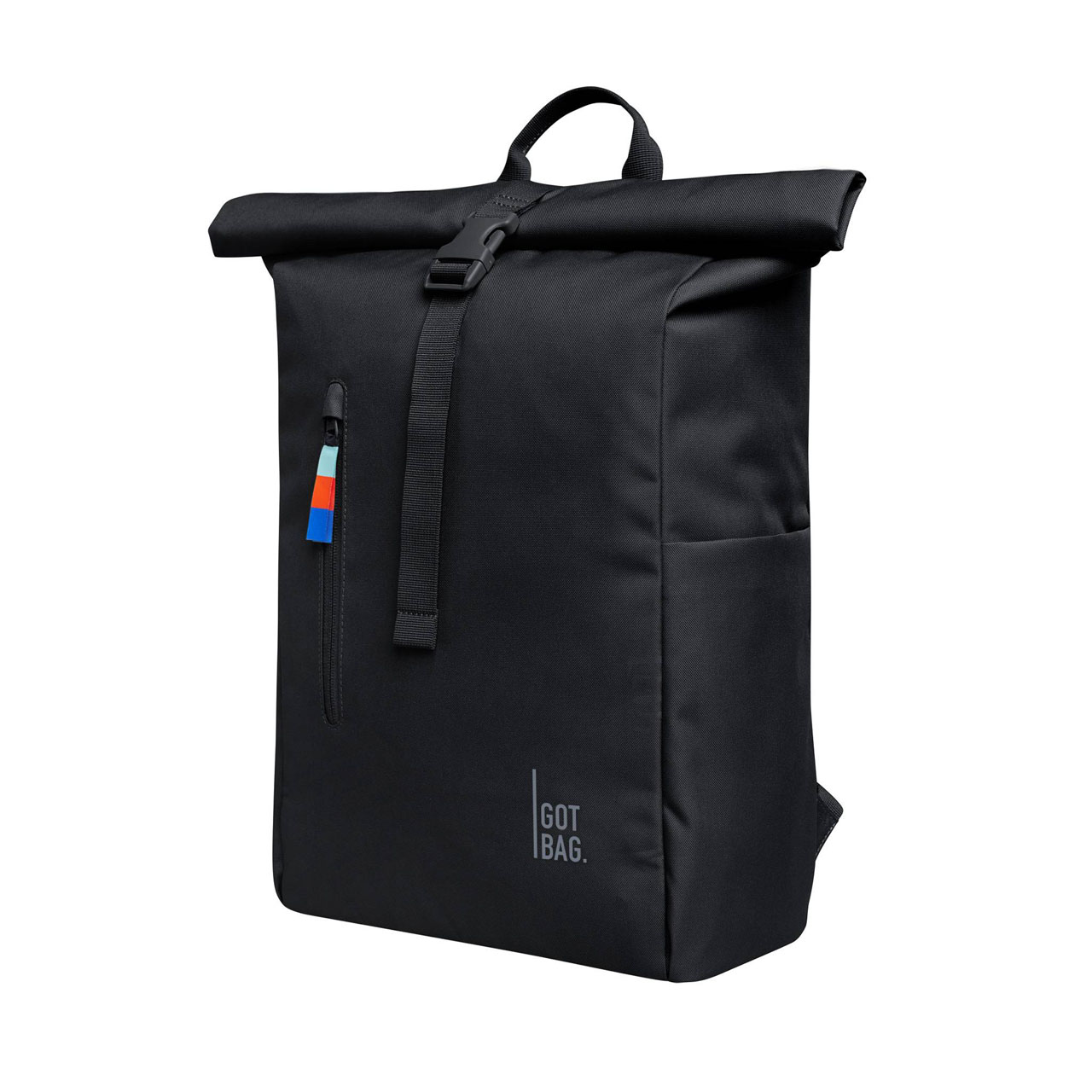 GOT BAG Rolltop easy black schraeg