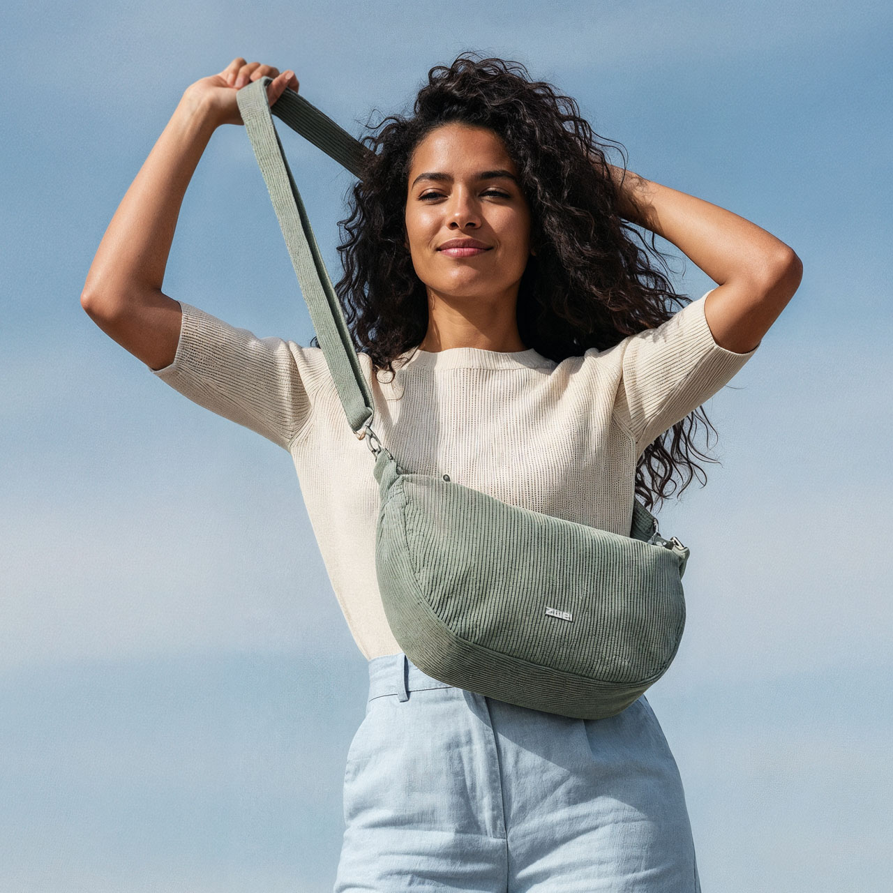 ZWEI Tasche Mademoiselle M70 cord salbei