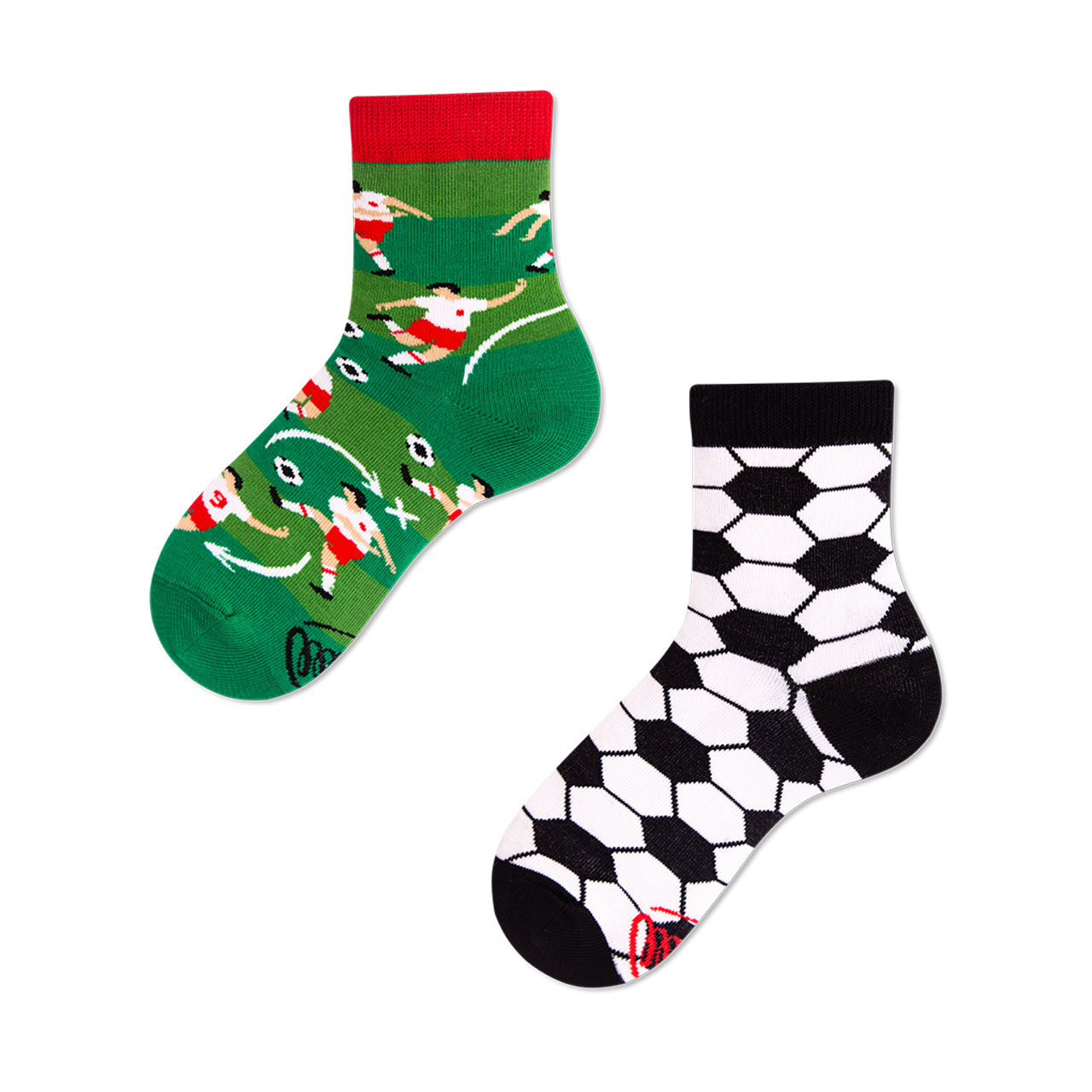 Many Mornings Kids Socken Football Fan