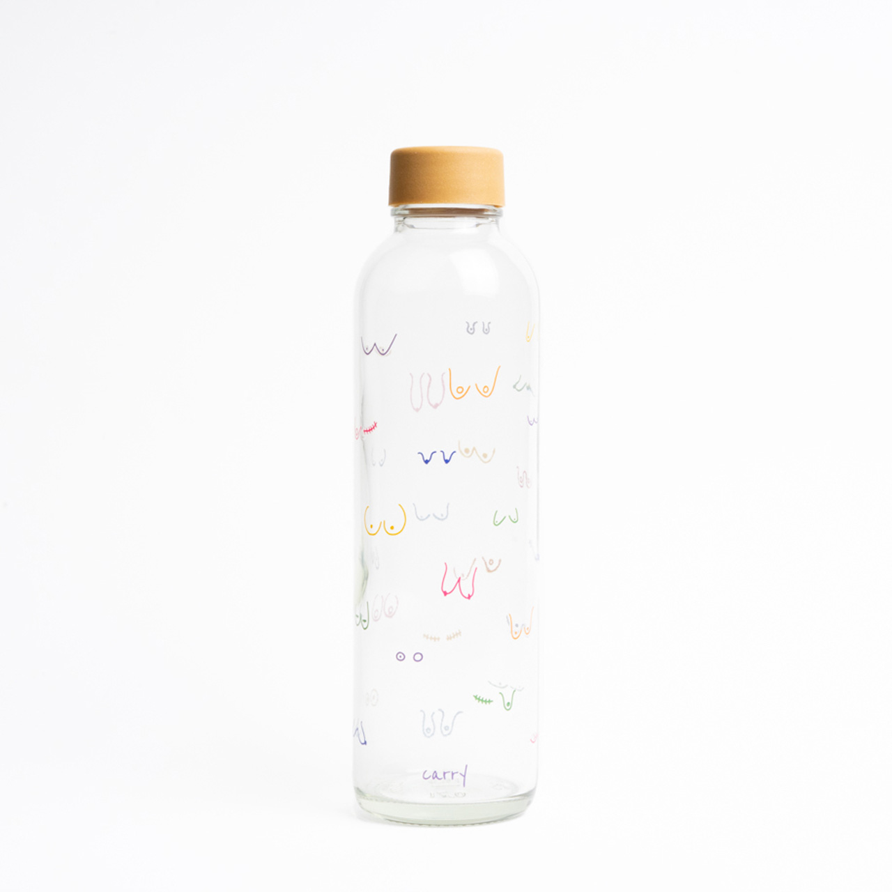 CARRY Flasche Boobies 0,7l front