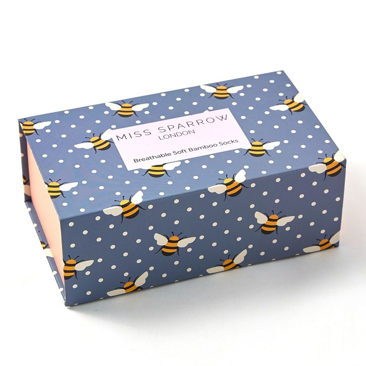 Miss Sparrow Socken Bienen 3er Set Box