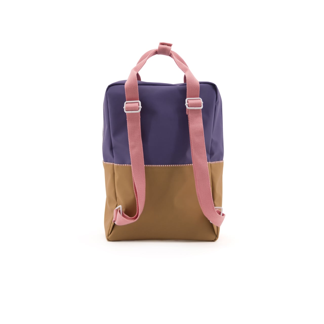 Sticky Lemon Rucksack colour block lila back