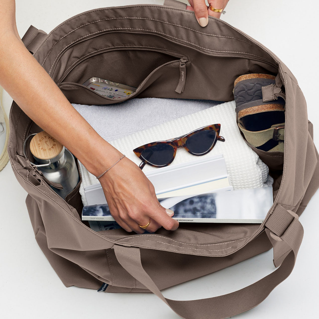 GOT BAG Tote Bag large oyster mono