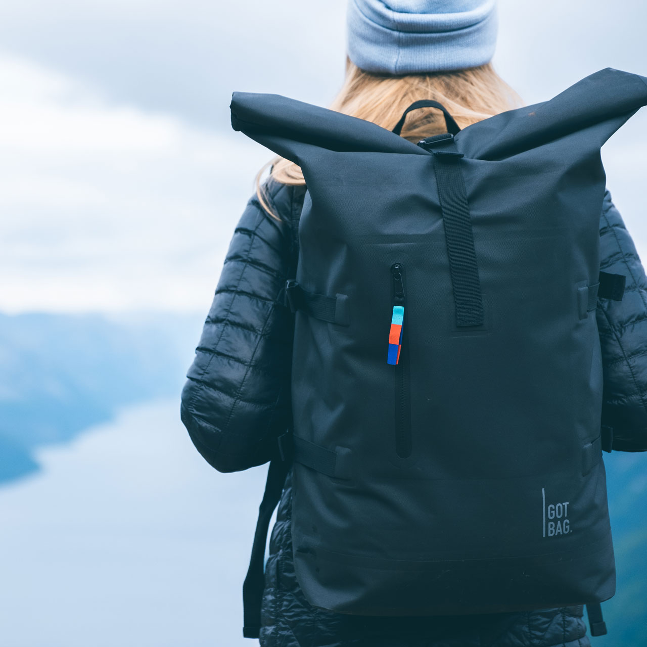 GOT BAG Rolltop schwarz Model wandern