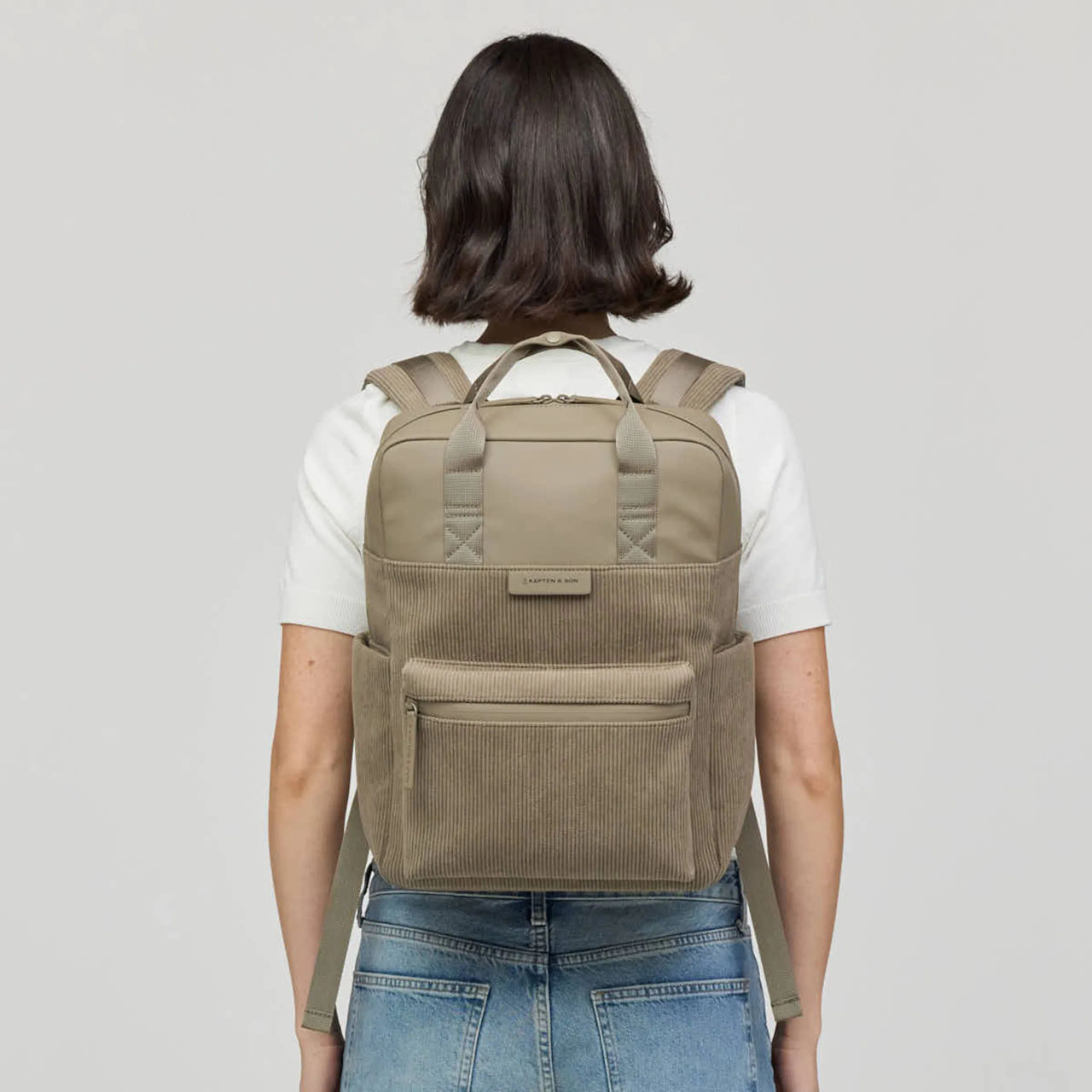 Kapten & Son Bergen pro cord dusty khaki