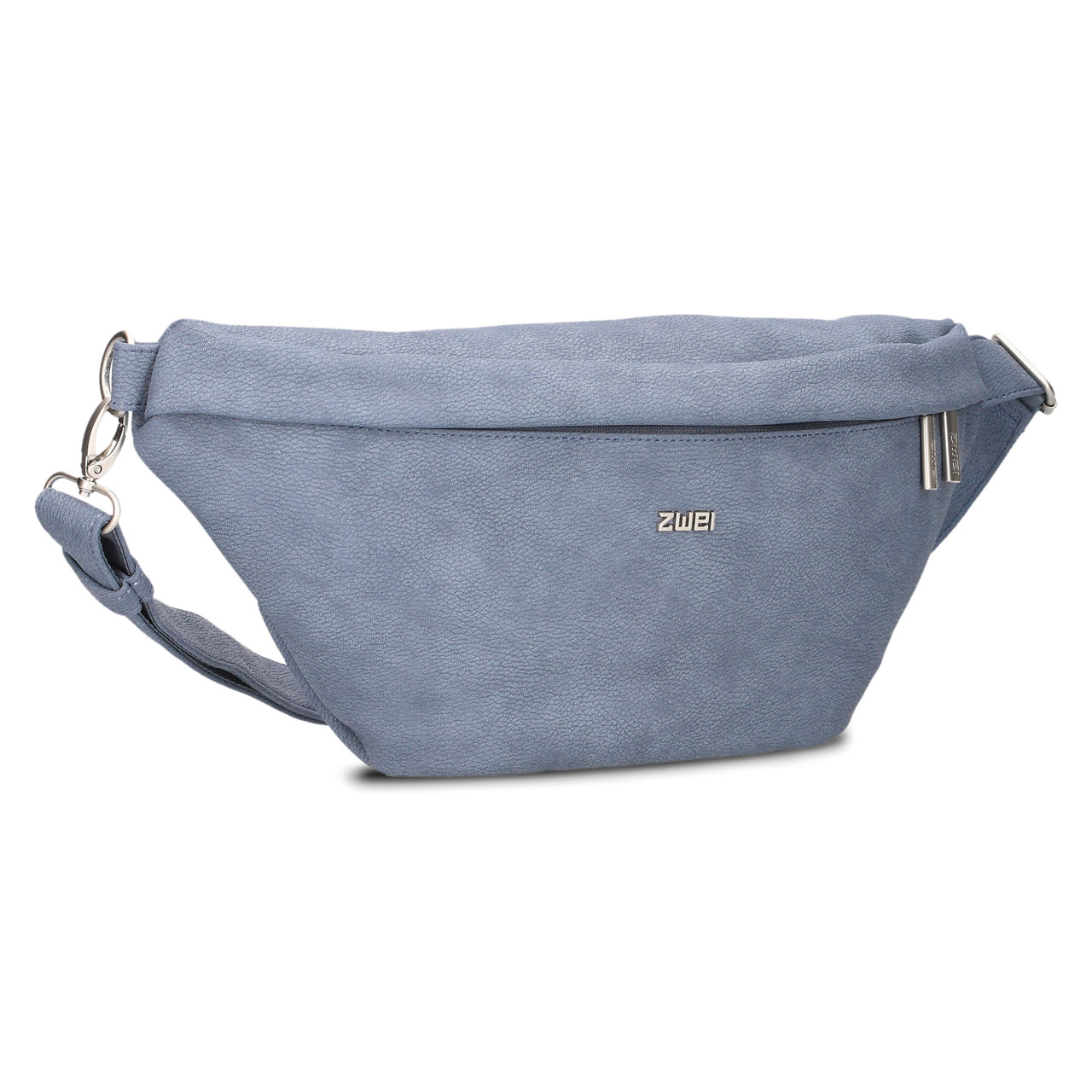 ZWEI Tasche Mademoiselle MH80 nubuk sky schraeg
