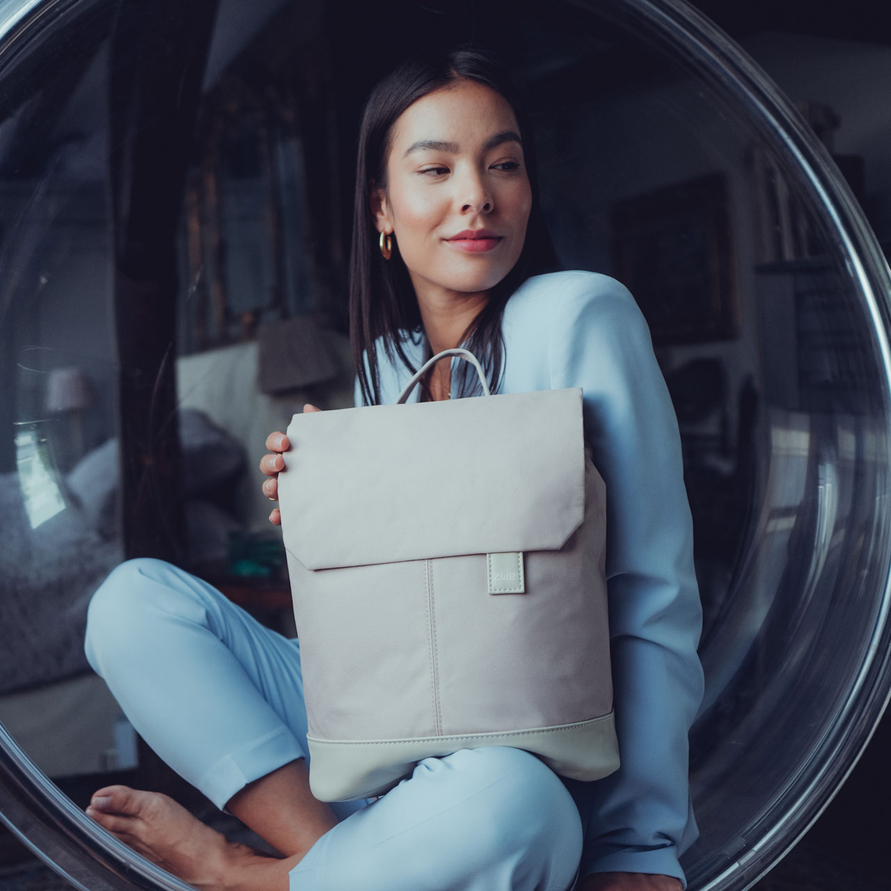 ZWEI Rucksack Olli OR13 linen Model 2