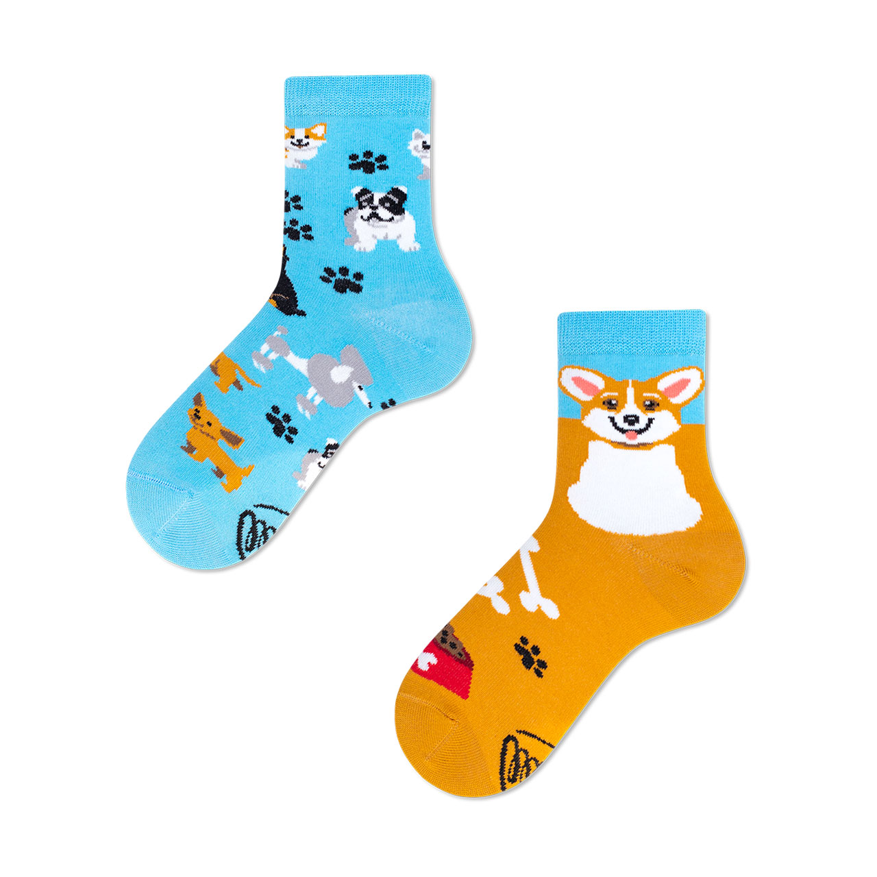 Many Mornings Kids Socken Playful Dog