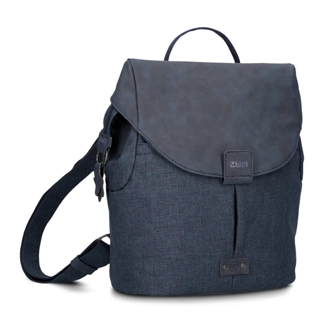 ZWEI Rucksack Olli OR8 navy schraeg