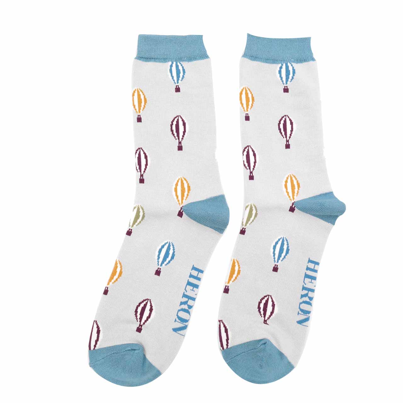 Mr. Heron Socken Ballons grau