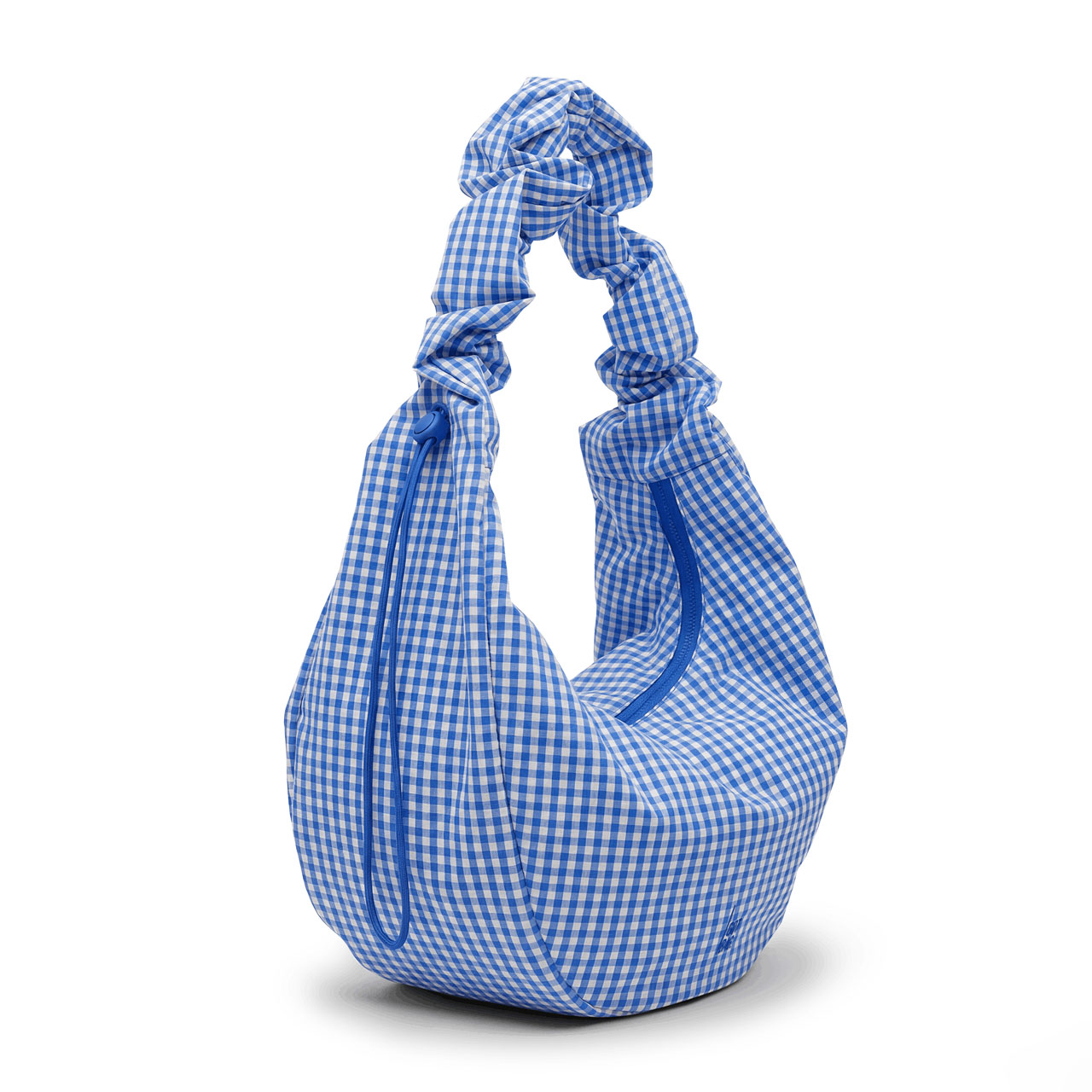 GOT BAG Moon Bag ruffle vichy cobalt schraeg