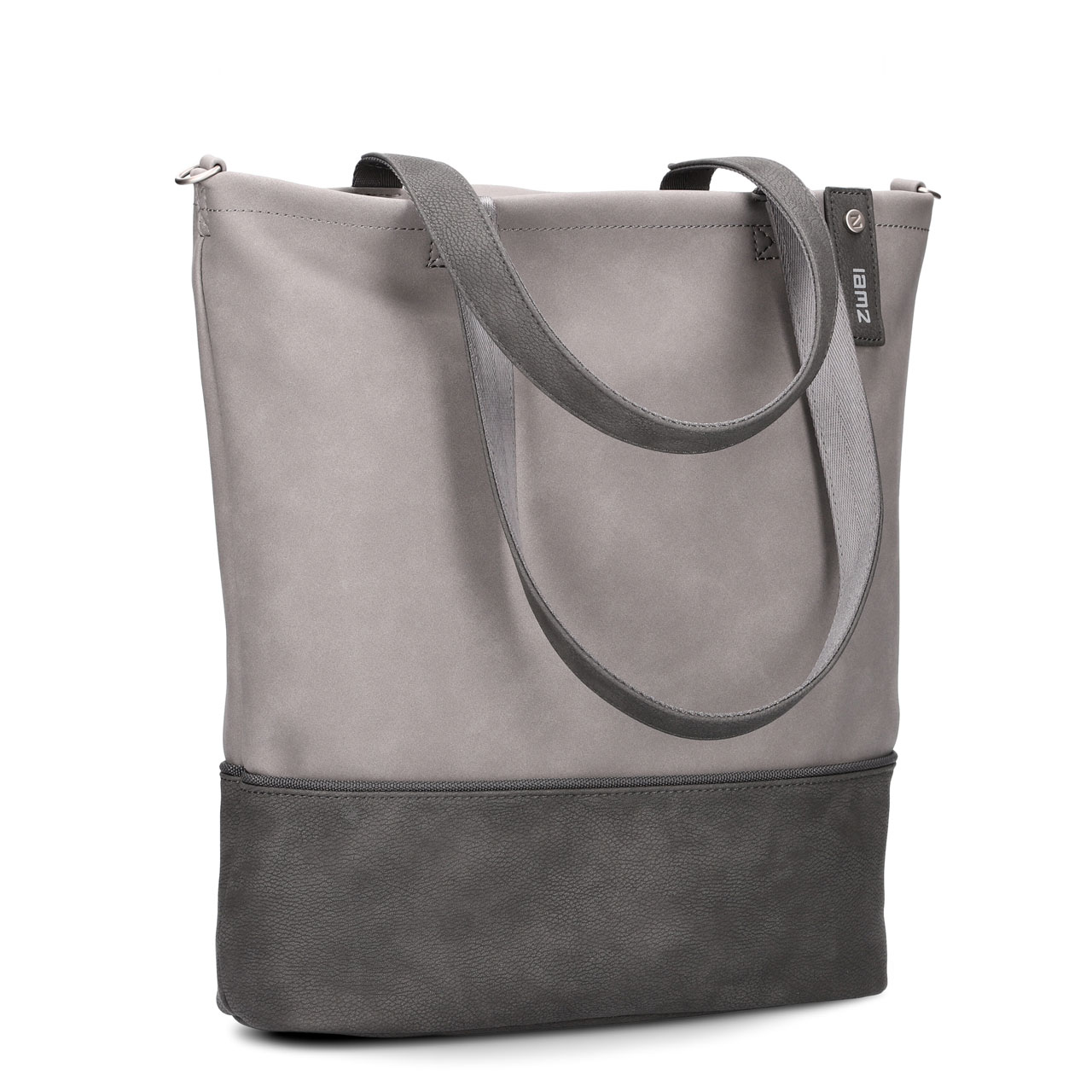 ZWEI Tasche Jana J145 nubuk stone schraeg