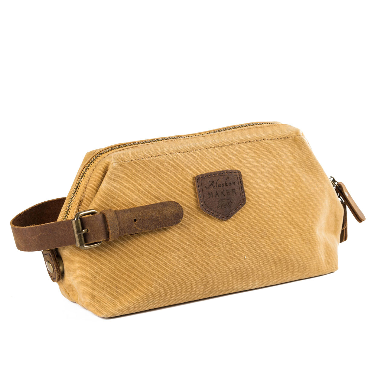 Alaskan Maker Necessaire K2 senf schraeg