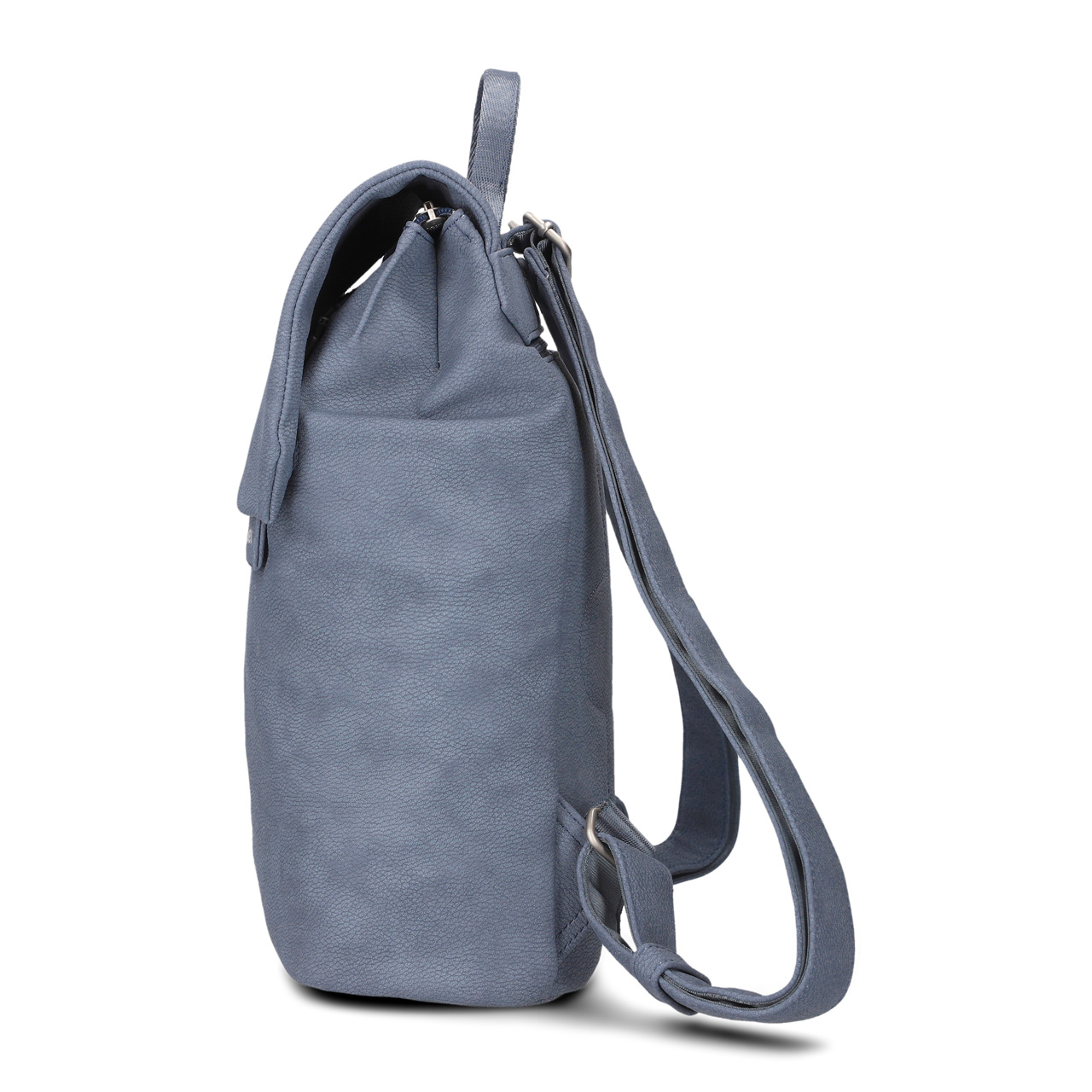 ZWEI Rucksack Mademoiselle MR13 nubuk sky Seite rechts