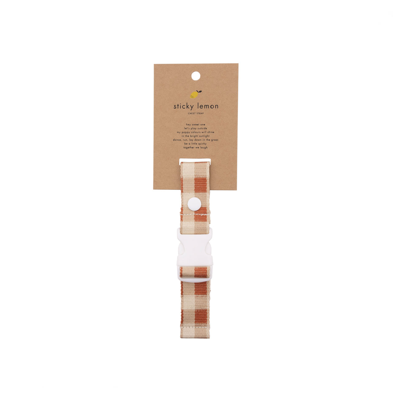 Sticky Lemon Haltegurt CB gingham willow