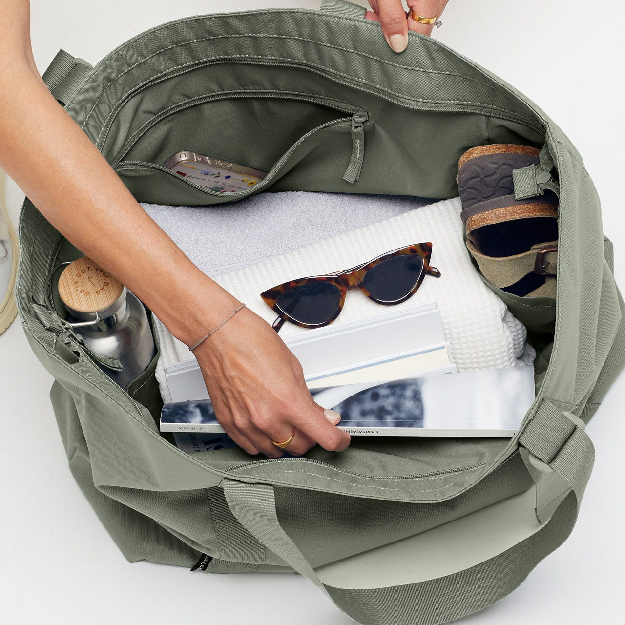 GOT BAG Tote Bag large bass offen