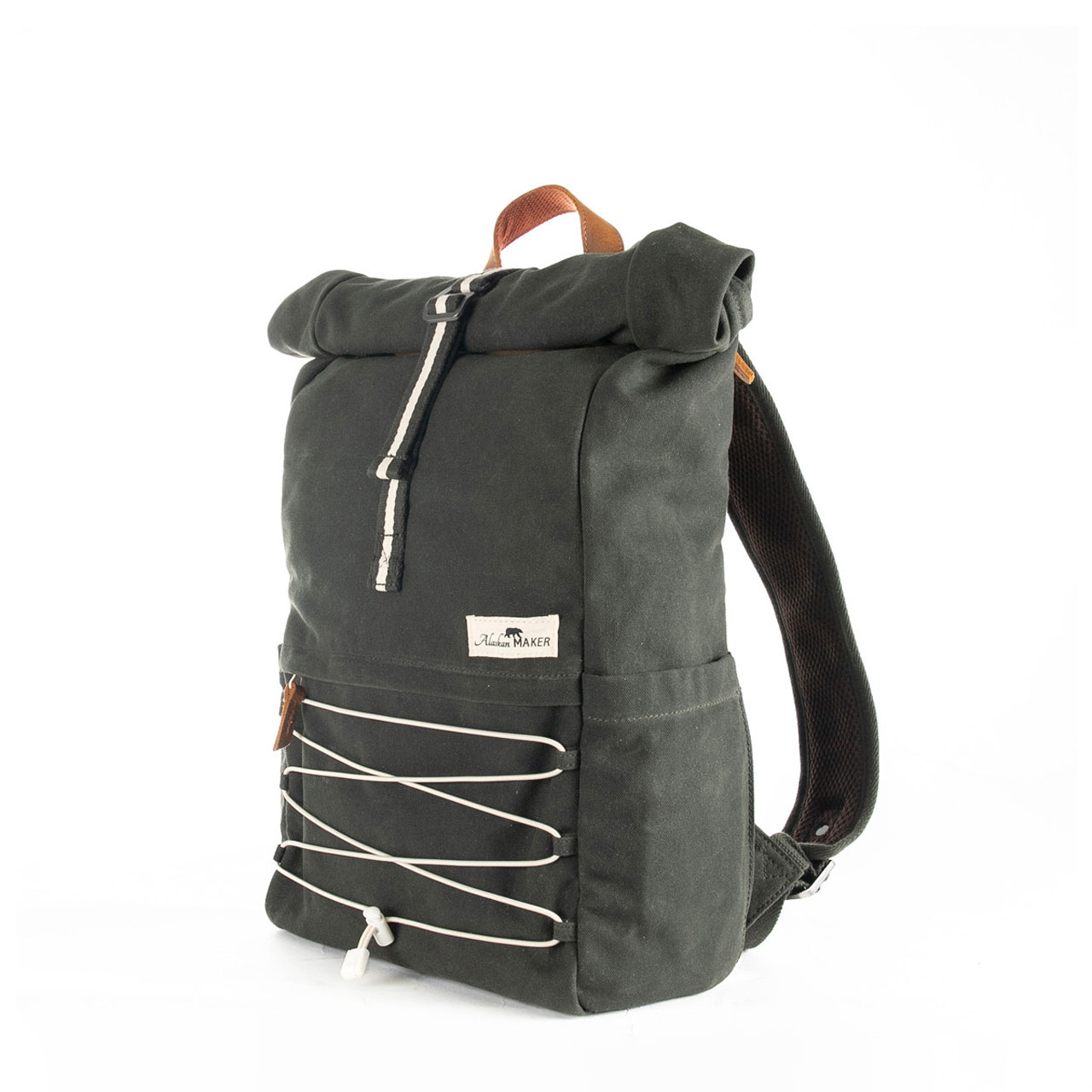 Alaskan Maker Rucksack Kenai khaki schraeg