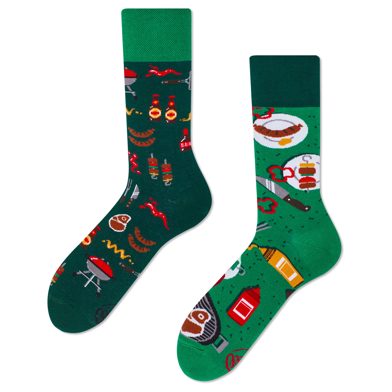 Many Mornings Socken 3er Set Männer BBQ