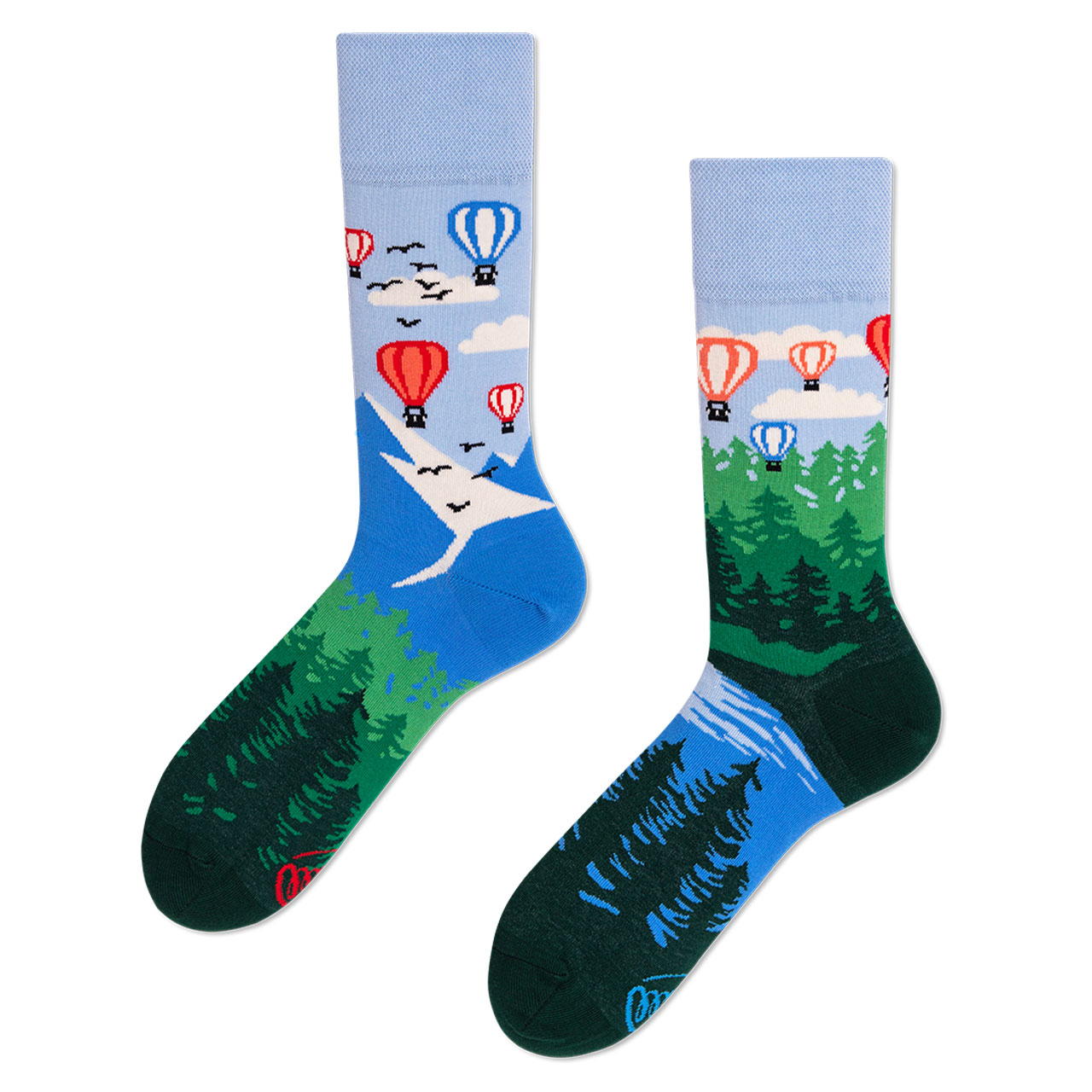Many Mornings Socken Adventure Balloon