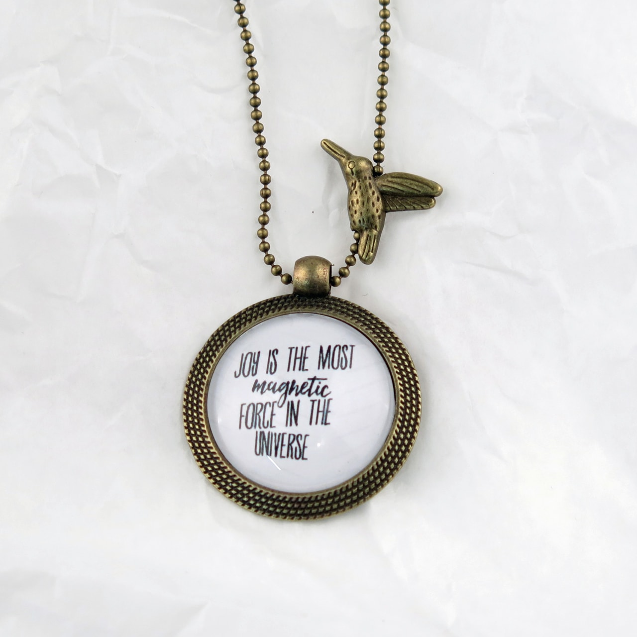 Medaillon-Halskette Joy