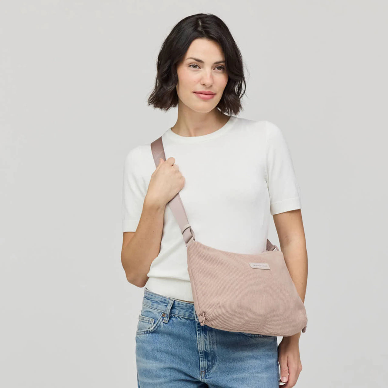 Kapten & Son Handtasche Skara small cord rose clay
