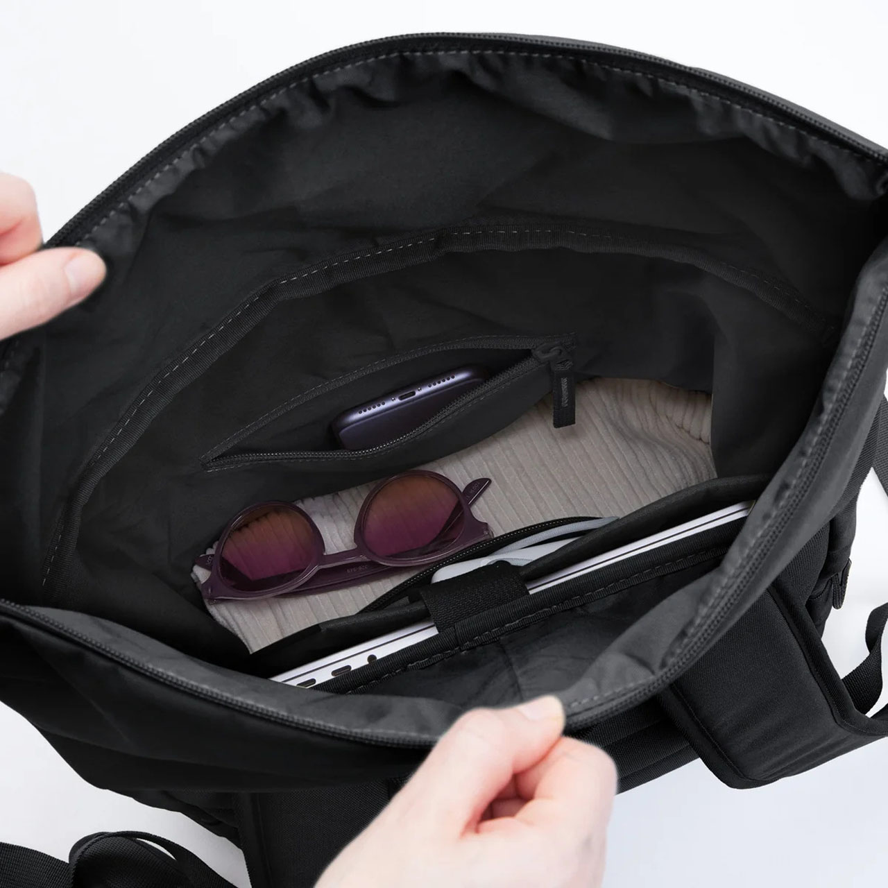 GOT BAG Rolltop easy black mono