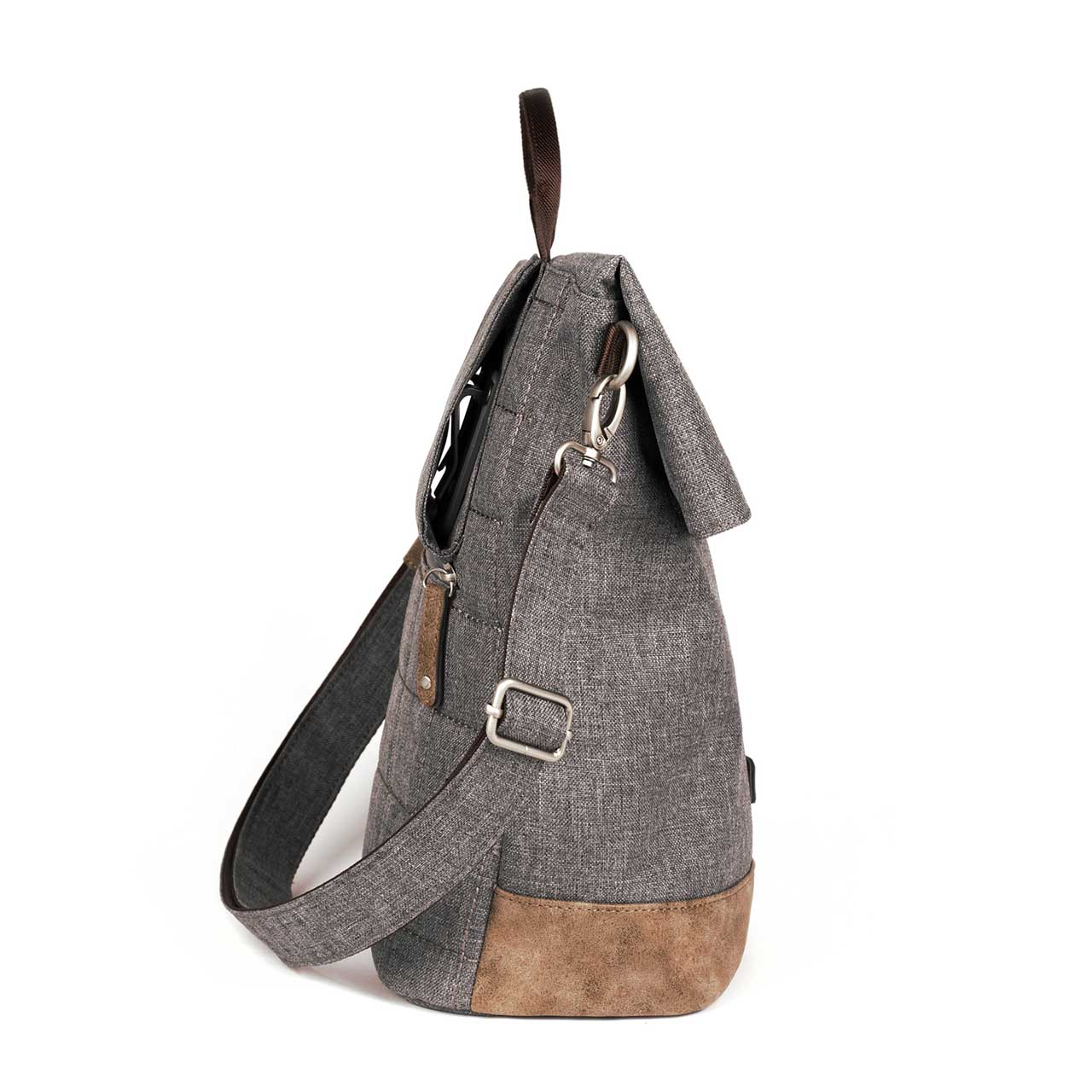 ZWEI Velo-Tasche Olli OC17 stone Seite