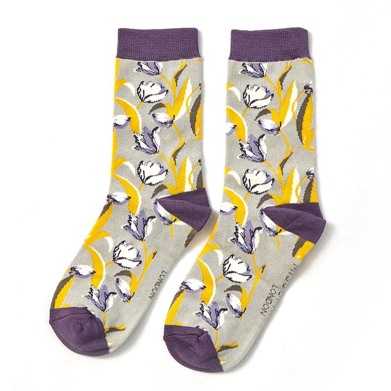 Miss Sparrow Socken Tulpen 3er Set beige