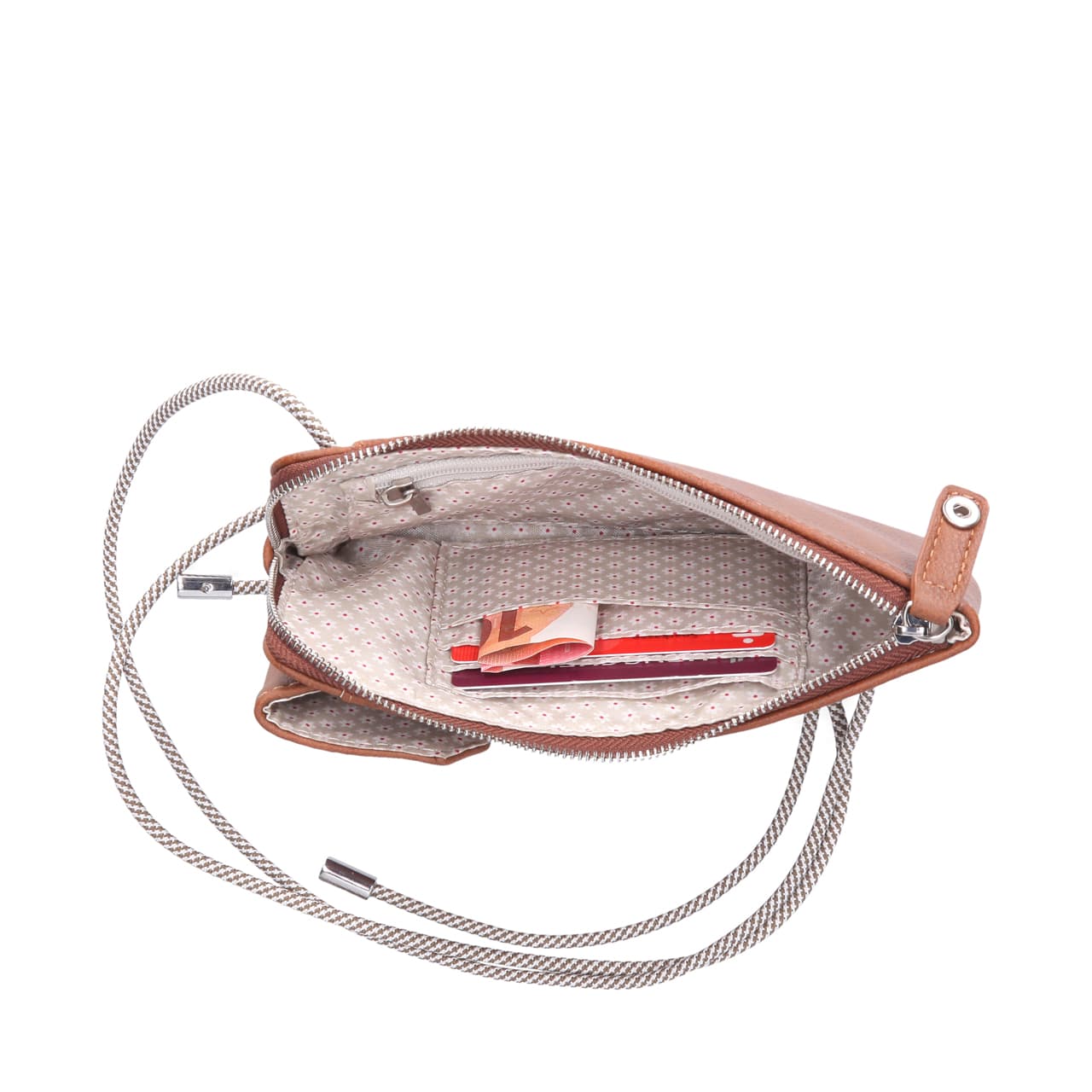 ZWEI Tasche Mademoiselle MP30 cognac innen