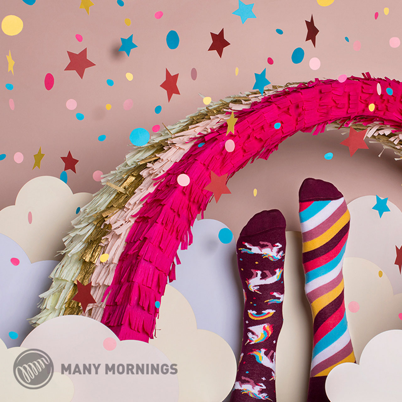 Many Mornings Socken The Unicorn Style