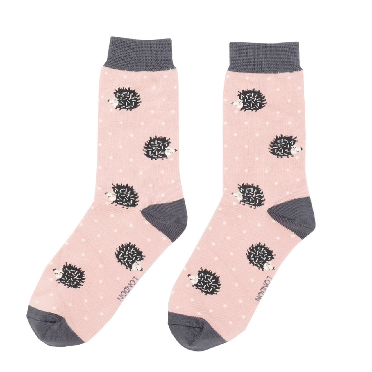 Miss Sparrow Socken Igelchen rosa