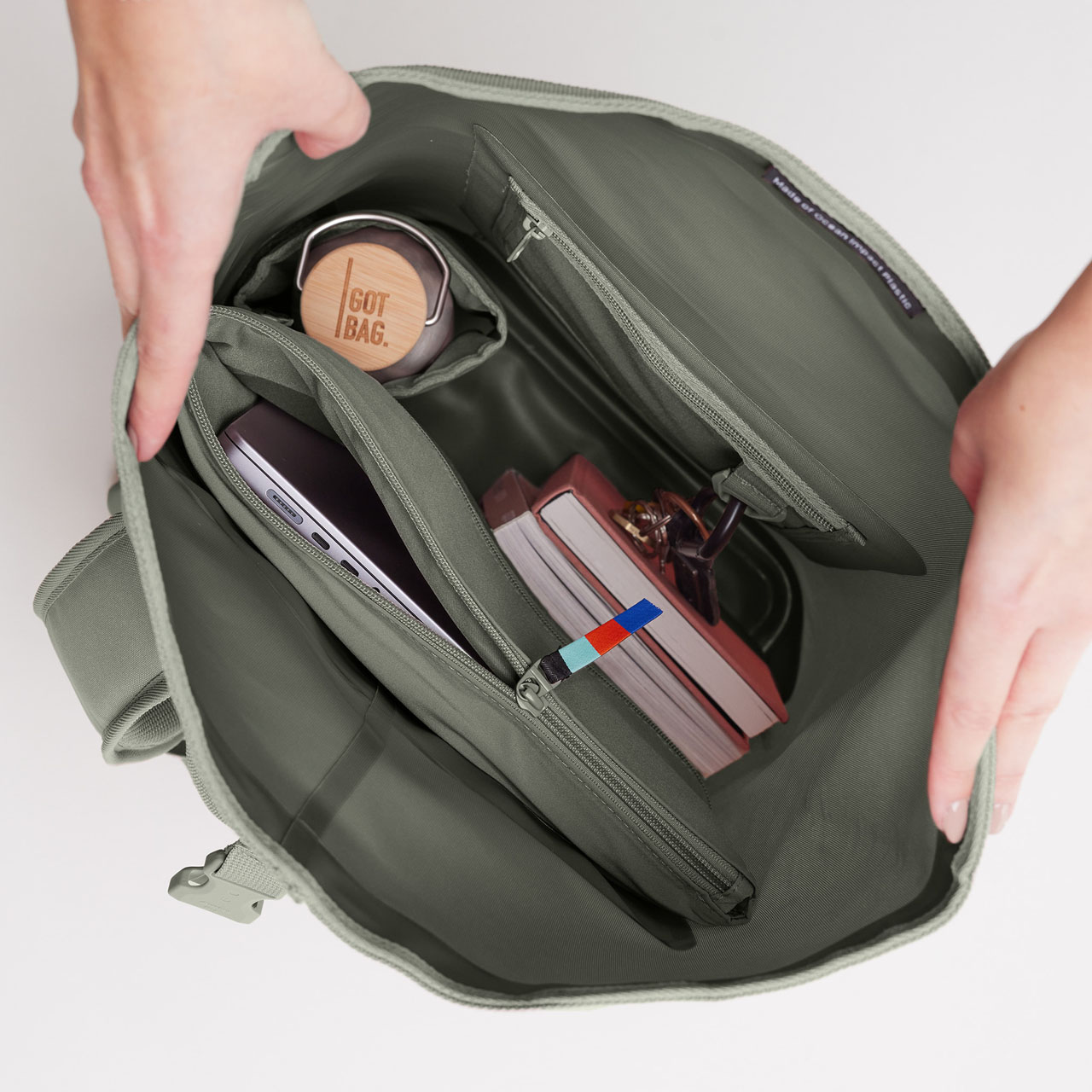 GOT BAG Rolltop 2.0 bass offen