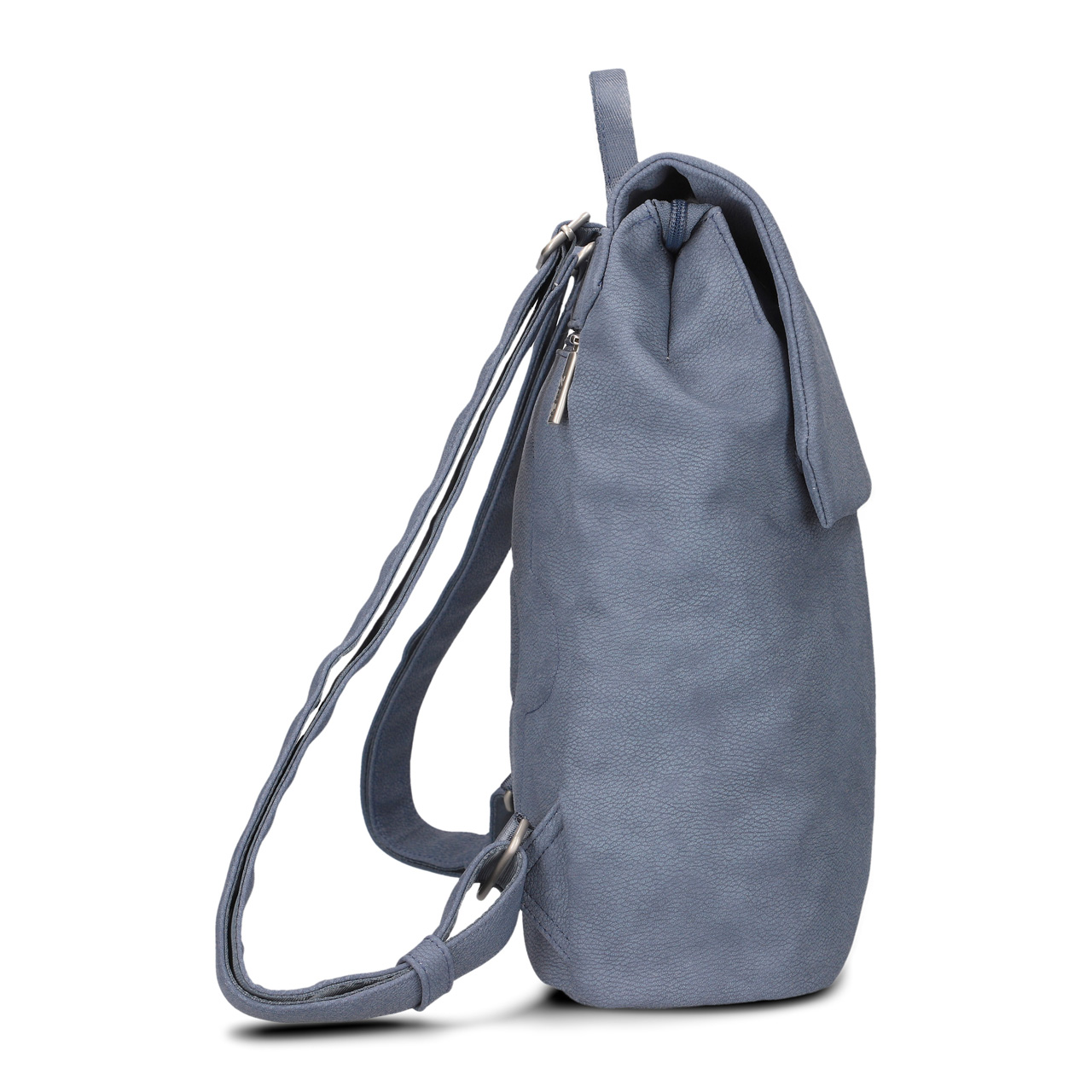 ZWEI Rucksack Mademoiselle MR13 nubuk sky Seite links