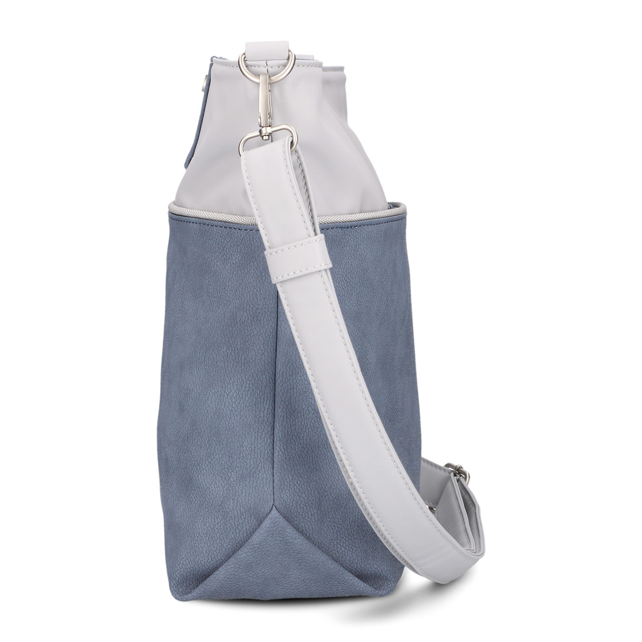 ZWEI Tasche Jana J12 nubuk sky Seite rechts